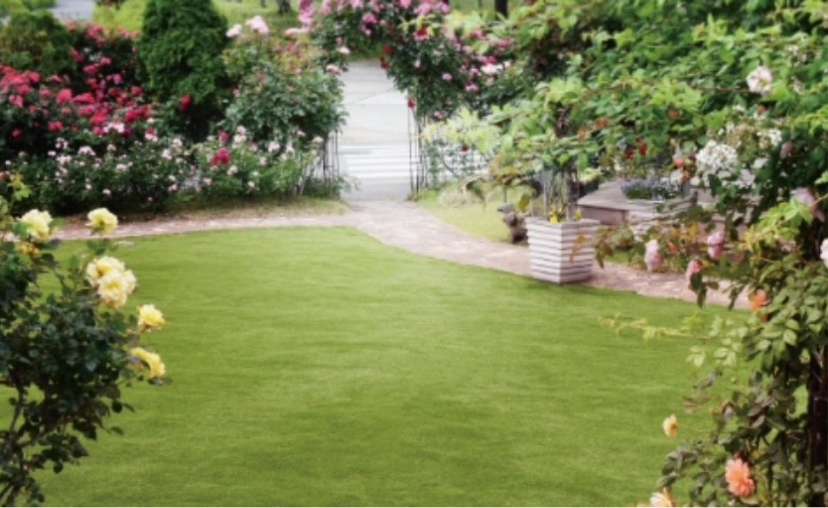 季節や設置場所を選ばずに、1年中きれいな芝の景観を堪能できます