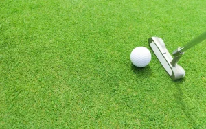 お子さんも遊べて、パターの練習もできるお庭（Before→After）