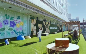 柏駅前賑わい創出事業プロジェクト（GREEN UP KASHIWA）で導入していただきました