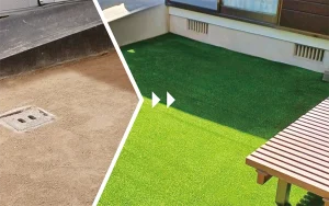 思い出のお庭をガーデンリフォームでお手入れ不要に(Before→After 福岡県福岡市K様邸)