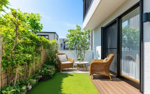 庭木がなくても映える！人工芝と庭アイテムでできるおしゃれな庭づくり