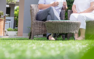 人工芝の庭で充実のセカンドライフ！家族が集まるきっかけづくり